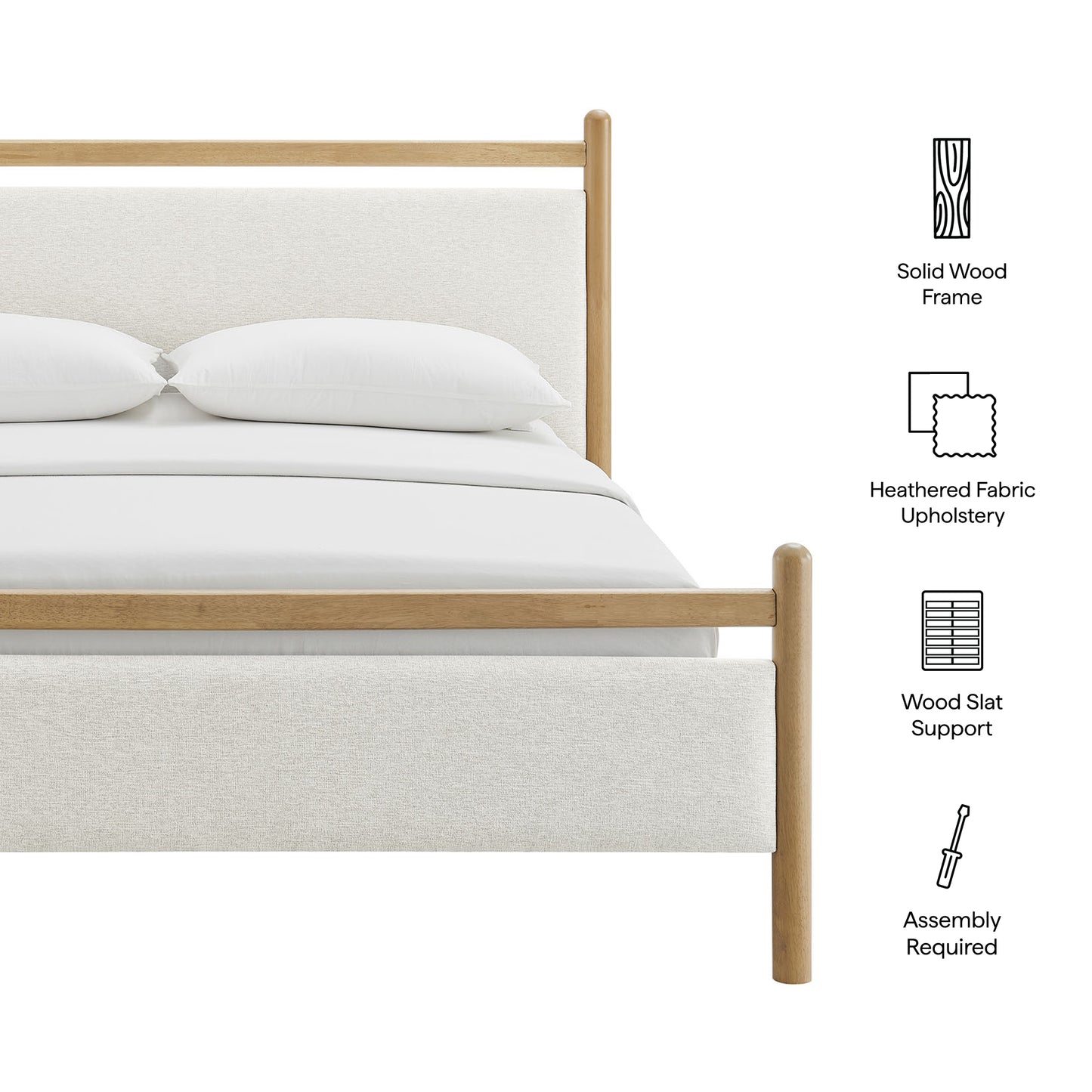 Ginny Queen Size Platform Bed Frame by Furniture for America