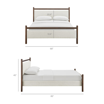 Ginny Queen Size Platform Bed Frame by Furniture for America