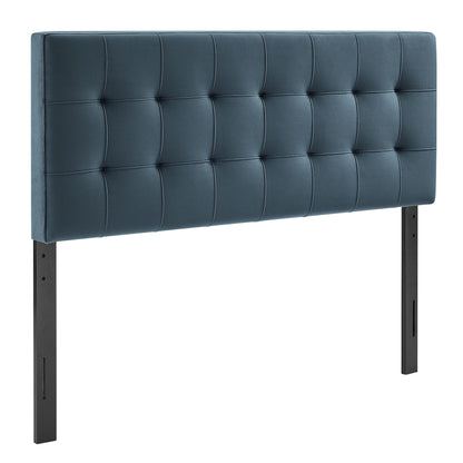 Lily Stain-Resistant Performance Velvet Full Size Headboard by Furniture for America