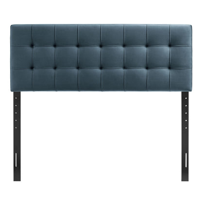 Lily Stain-Resistant Performance Velvet Full Size Headboard by Furniture for America
