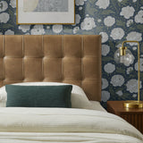 Cleo Vegan Leather Twin Size Headboard in Toast