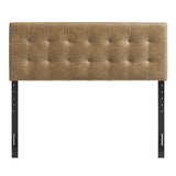 Cleo Vegan Leather Full Size Headboard in Toast