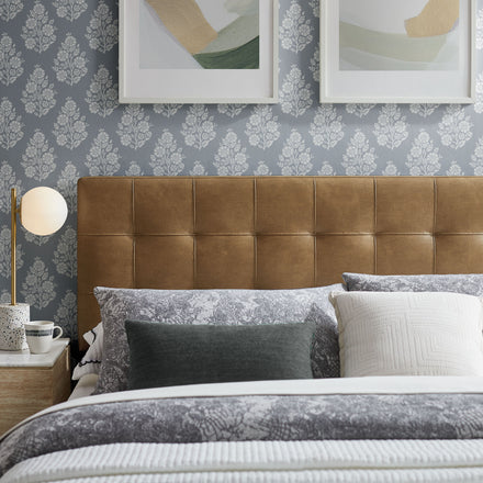 Lily Vegan Leather Full Size Headboard in Toast