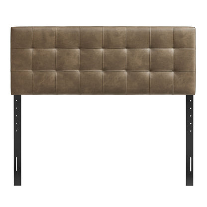 Lily Vegan Leather Queen Size Headboard by Furniture for America