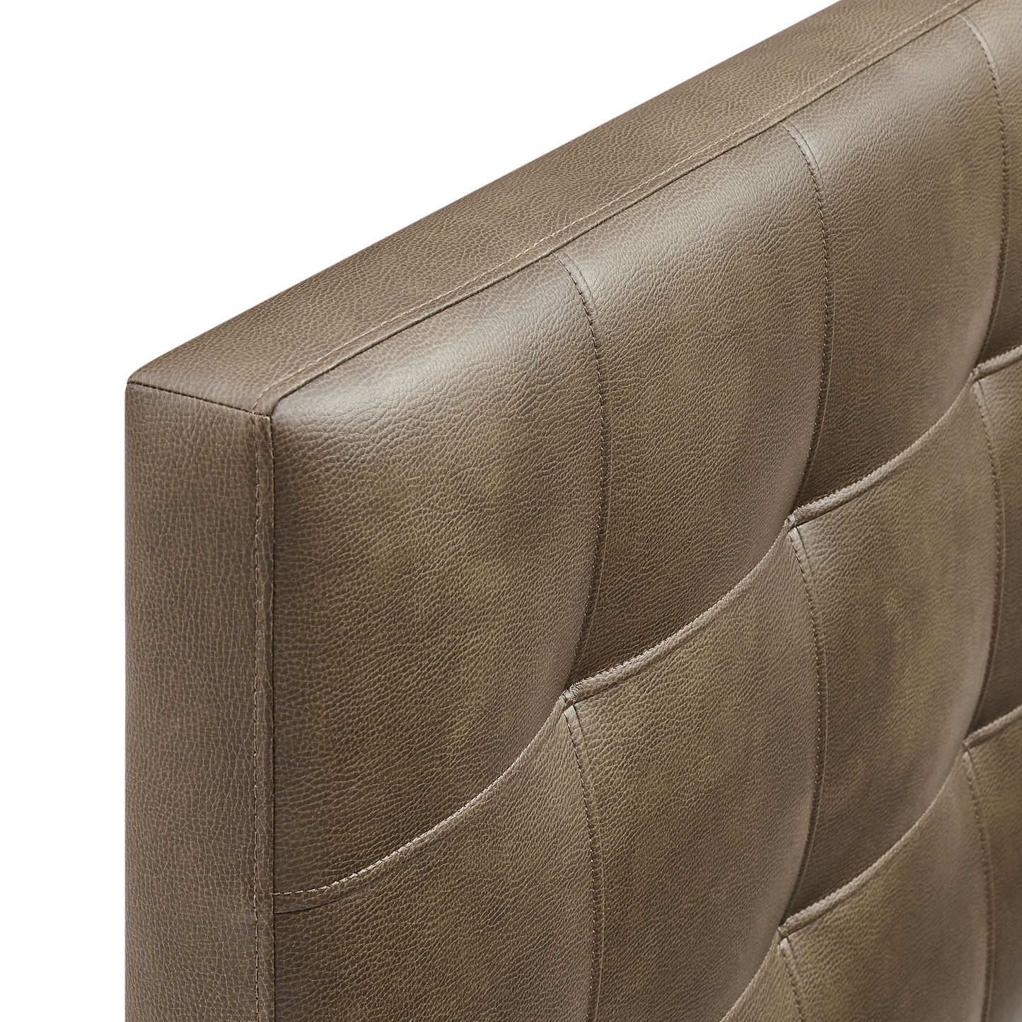 Lily Vegan Leather Queen Size Headboard by Furniture for America