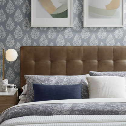 Lily Vegan Leather Queen Size Headboard by Furniture for America