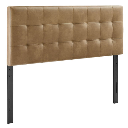 Lily Vegan Leather King Size Headboard by Furniture for America