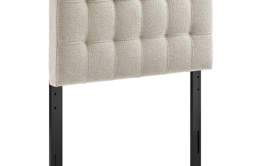 Cleo Upholstered Twin Size Headboard in Dove