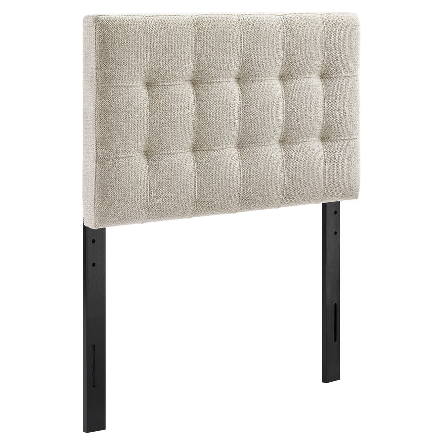 Cleo Upholstered Twin Size Headboard in Dove
