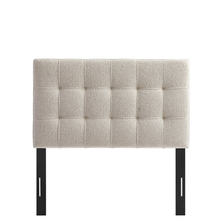 Lily Upholstered Twin Size Headboard in Dove