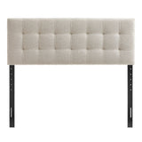 Cleo Upholstered Full Size Headboard in Dove