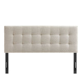Cleo Upholstered Full Size Headboard in Dove