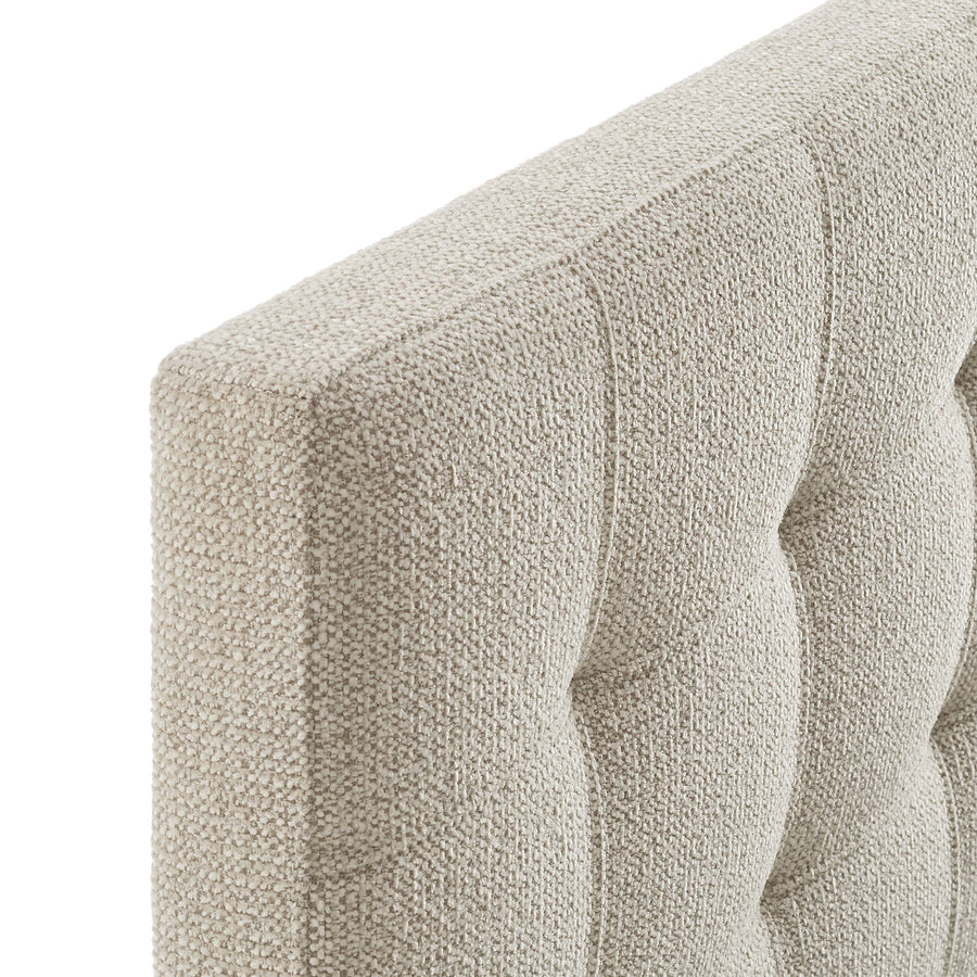 Cleo Upholstered Full Size Headboard in Dove