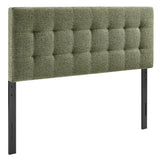 Cleo Upholstered Full Size Headboard in Leaf