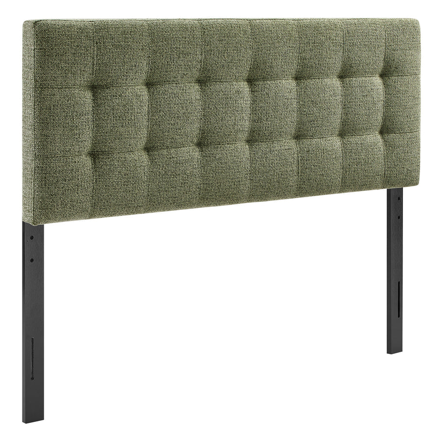 Cleo Upholstered Full Size Headboard in Leaf