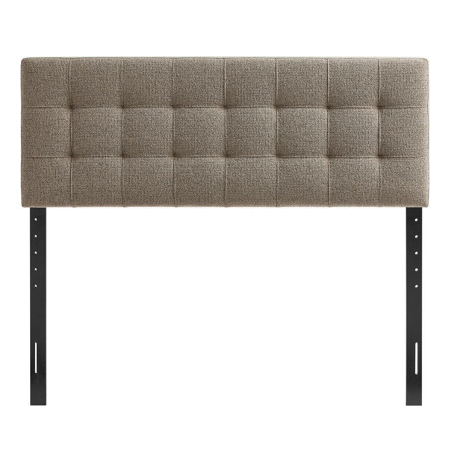 Cleo Upholstered Full Size Headboard in Taupe
