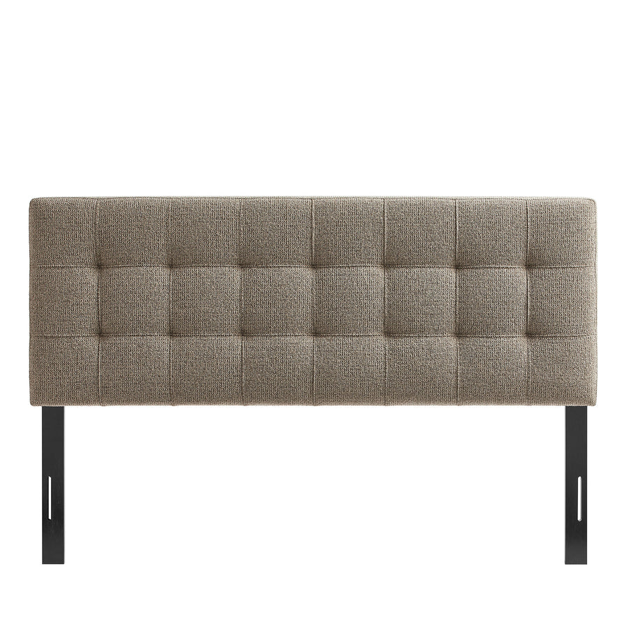 Cleo Upholstered Full Size Headboard in Taupe