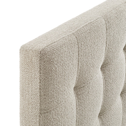 Lily Upholstered King Size Headboard by Furniture for America