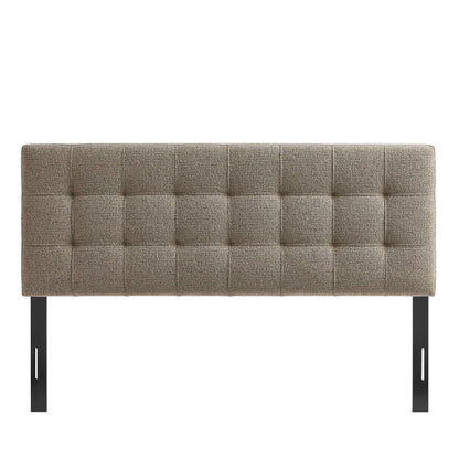 Lily Upholstered King Size Headboard by Furniture for America
