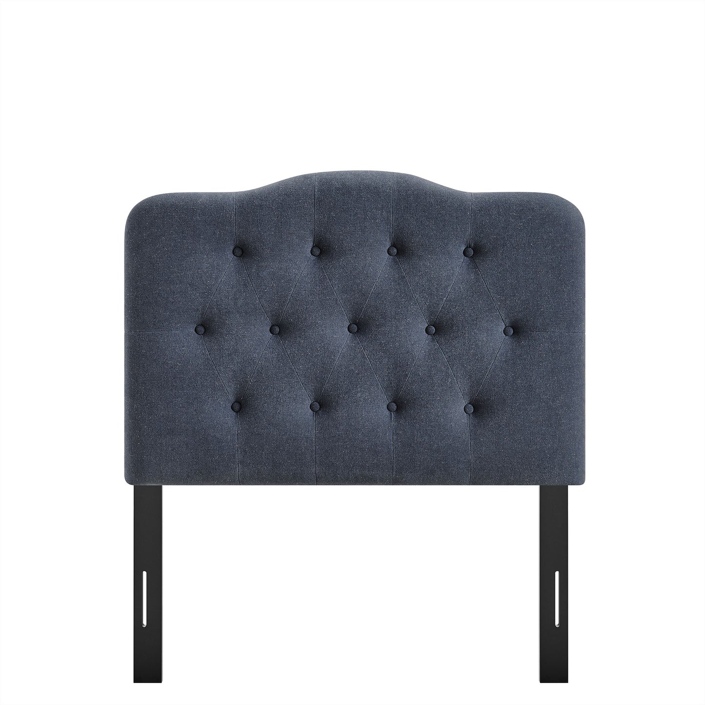 Sage Premium Linen Blend Twin Headboard in Denim