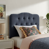 Sage Premium Linen Blend Twin Headboard in Denim