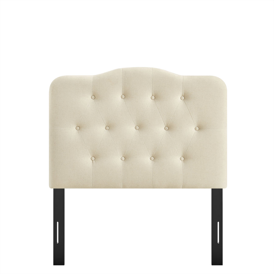 Sage Premium Linen Blend Twin Headboard in Linen