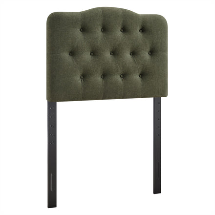 Annabel Premium Linen Blend Twin Headboard in Sage