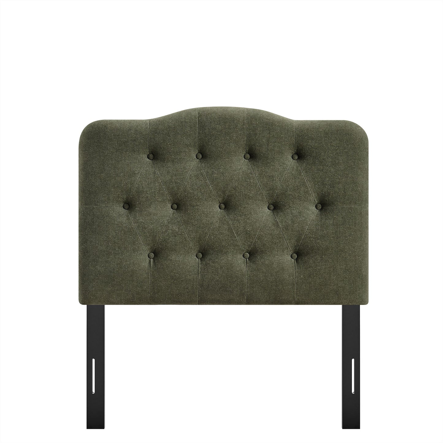 Sage Premium Linen Blend Twin Headboard in Sage