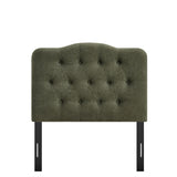 Sage Premium Linen Blend Twin Headboard in Sage