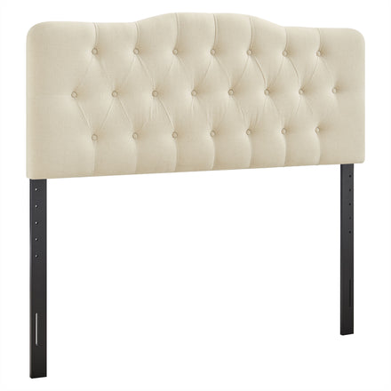 Annabel Premium Linen Blend Full Headboard in Linen