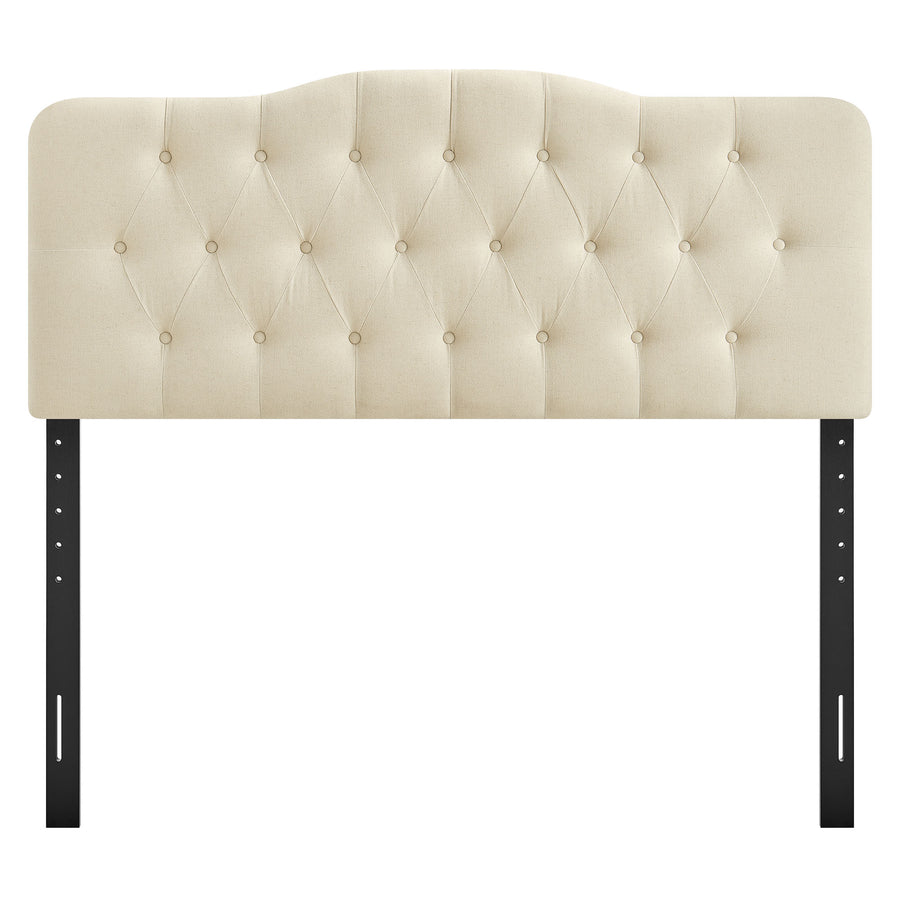 Sage Premium Linen Blend Full Headboard in Linen