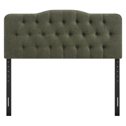 Annabel Premium Linen Blend Full Headboard in Sage