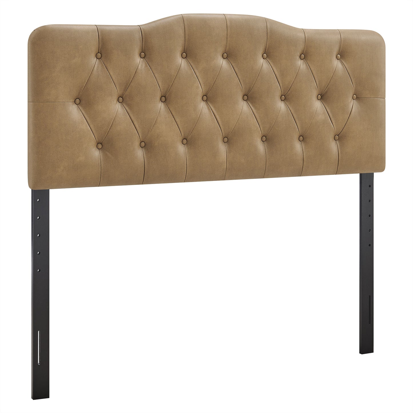 Sage Vegan Leather Full Headboard in Toast