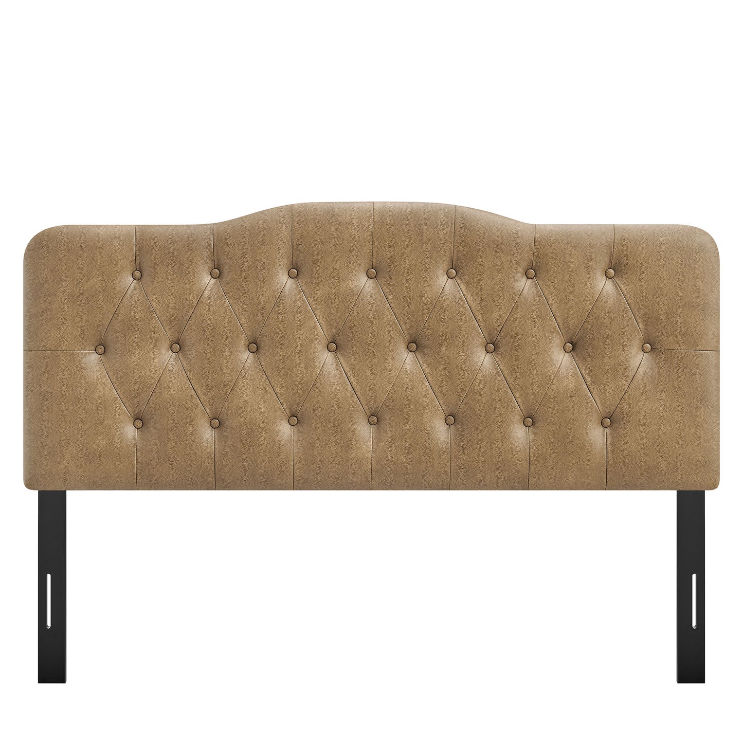 Sage Vegan Leather Full Headboard in Toast