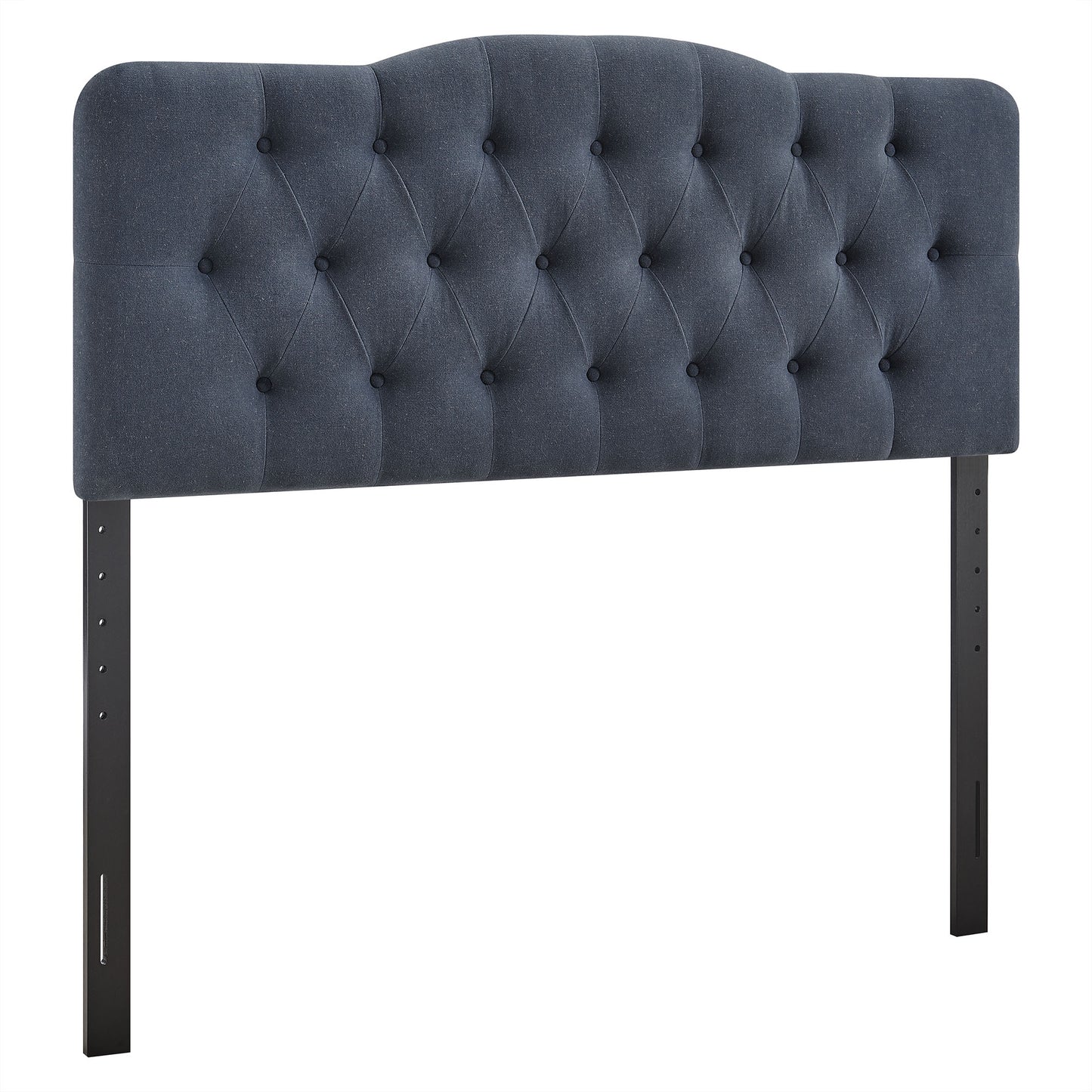 Sage Premium Linen Blend Queen Headboard in Denim