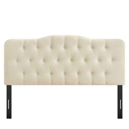 Annabel Premium Linen Blend Queen Headboard in Linen