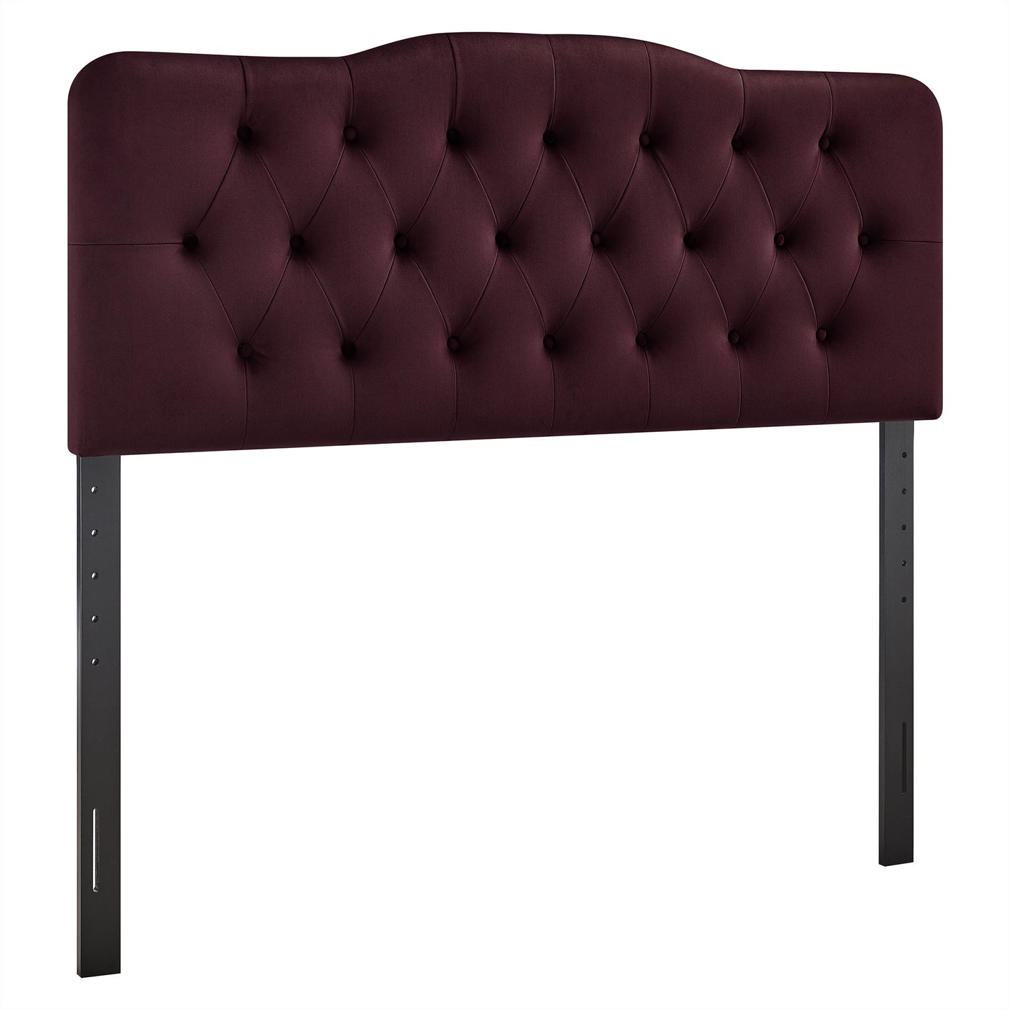 Sage Stain-Resistant Performance Velvet King Headboard in Mulberry