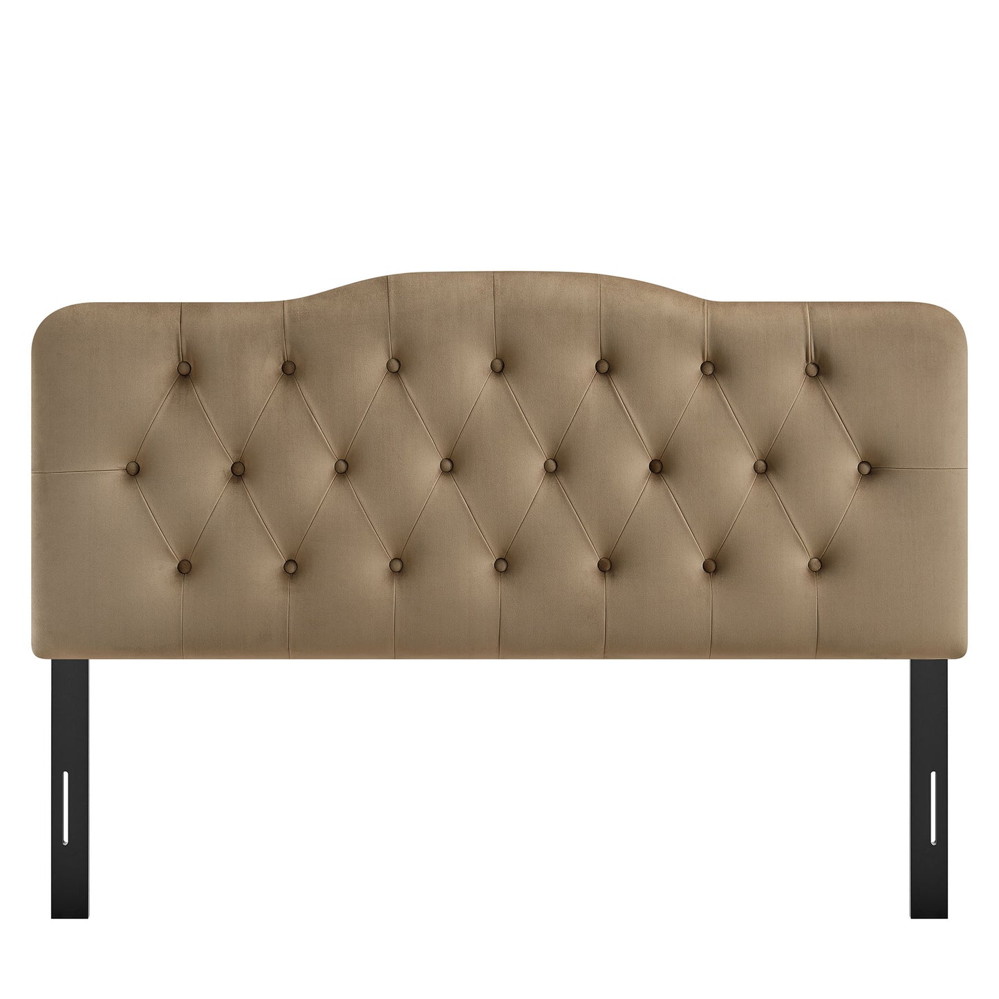 Sage Stain-Resistant Performance Velvet King Headboard in Taupe