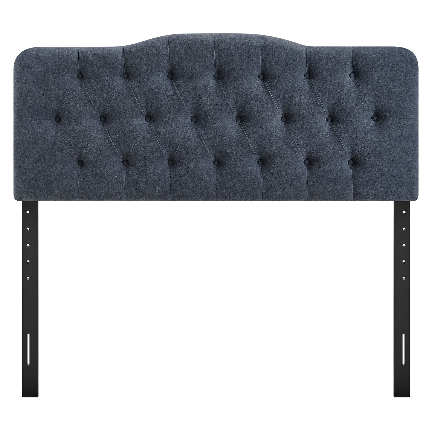 Sage Premium Linen Blend King Headboard in Denim
