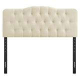 Sage Premium Linen Blend King Headboard in Linen