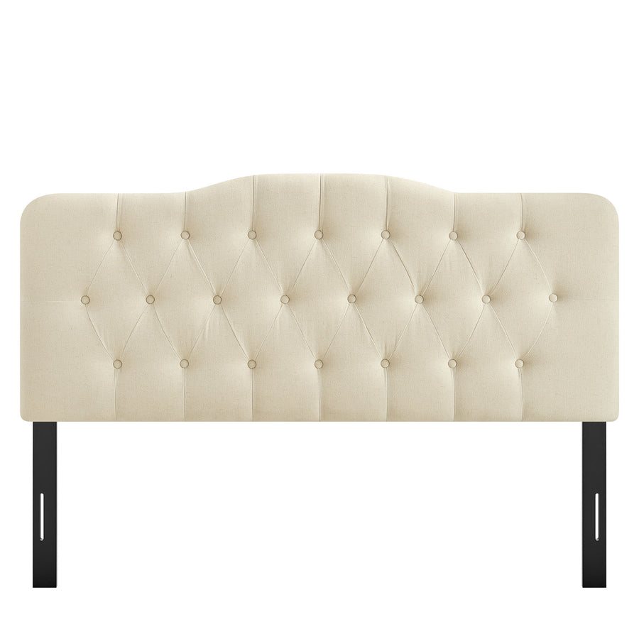 Sage Premium Linen Blend King Headboard in Linen