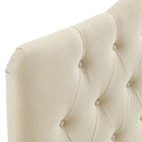 Sage Premium Linen Blend King Headboard in Linen