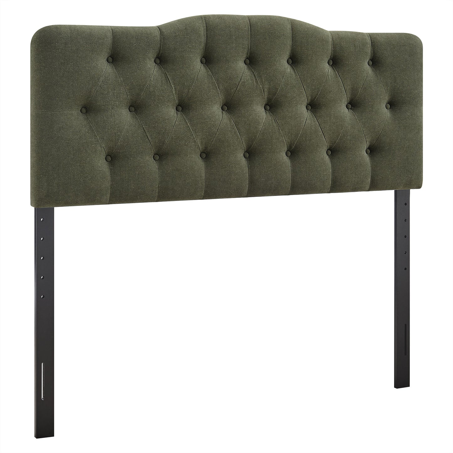 Sage Premium Linen Blend King Headboard in Sage