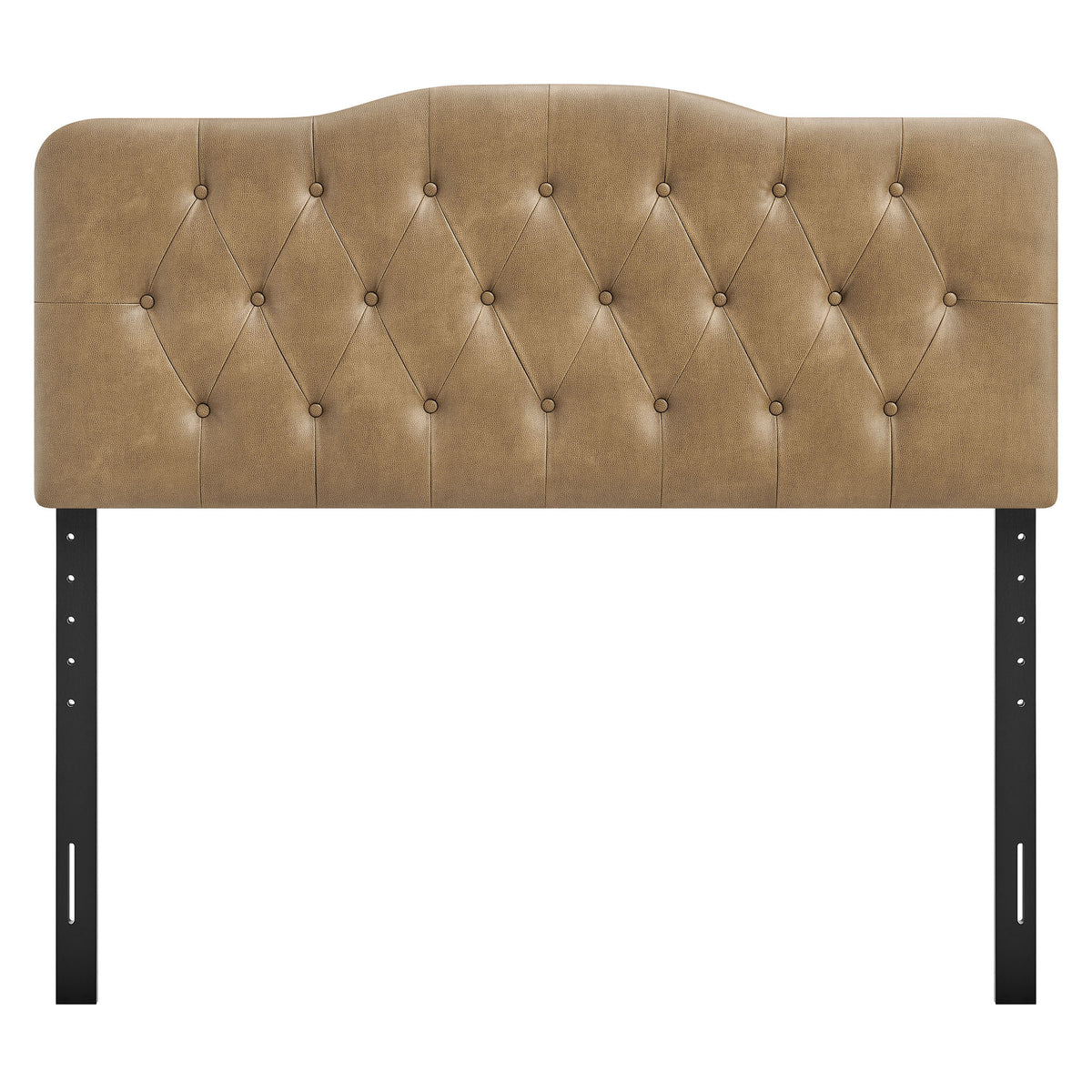 Sage Vegan Leather King Headboard in Toast