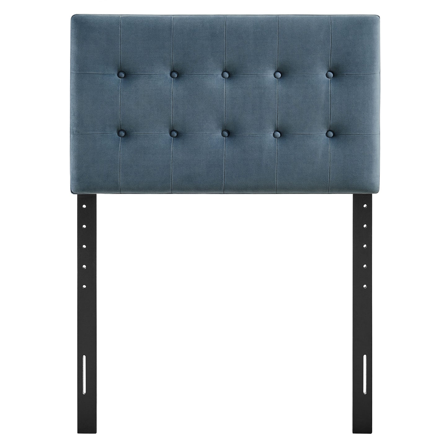 Vale Stain-Resistant Performance Velvet Twin Size Headboard in Cadet Blue