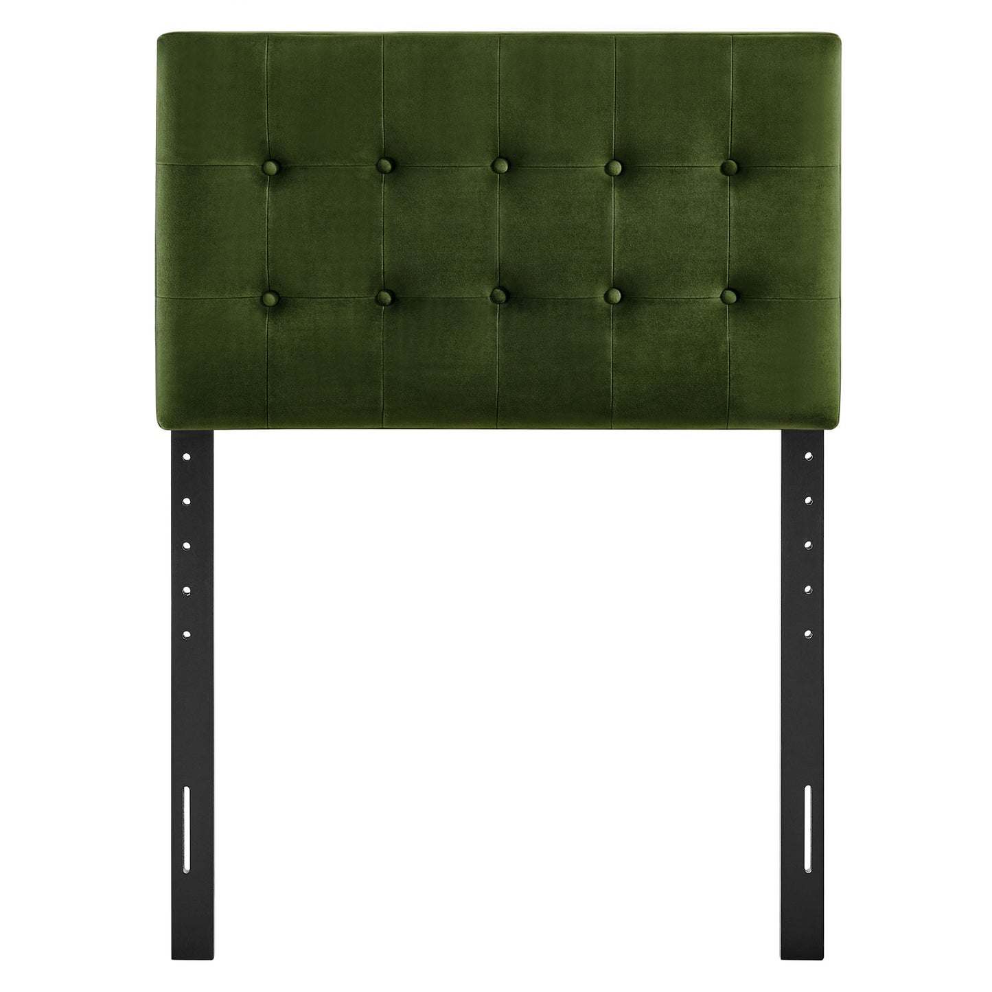 Vale Stain-Resistant Performance Velvet Twin Size Headboard in Moss Green