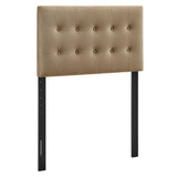 Vale Stain-Resistant Performance Velvet Twin Size Headboard in Taupe
