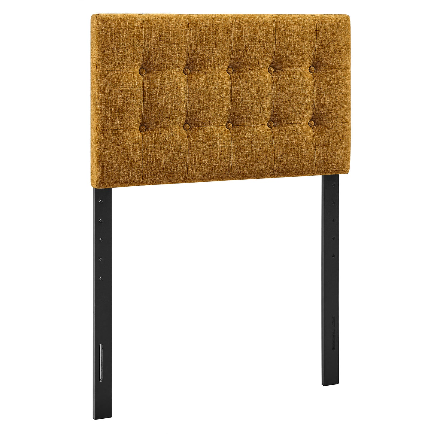 Vale Fabric Upholstered Twin Size Headboard in Copper