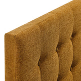 Vale Fabric Upholstered Twin Size Headboard in Copper