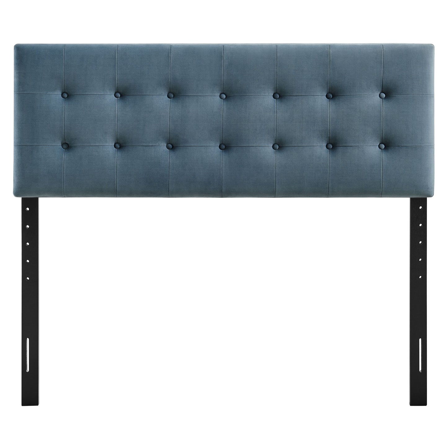 Vale Stain-Resistant Performance Velvet Full Size Headboard in Cadet Blue